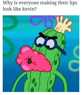 Kelvin lips - meme