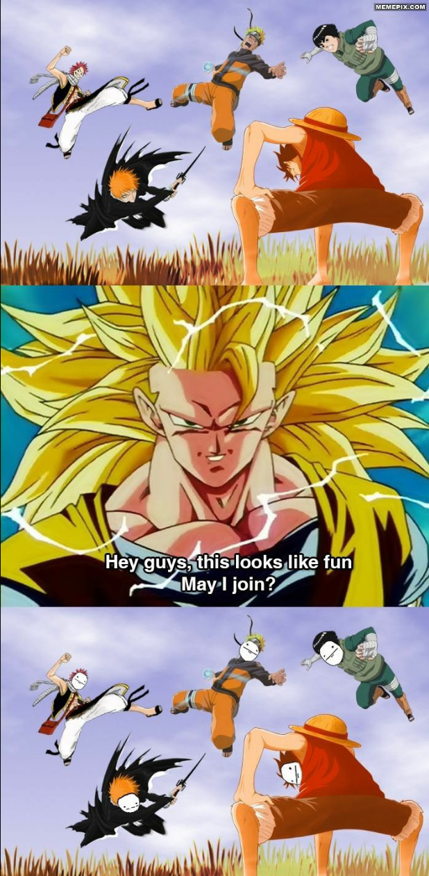 Goku gagne DIRECT - meme