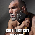 When they shave, this is how