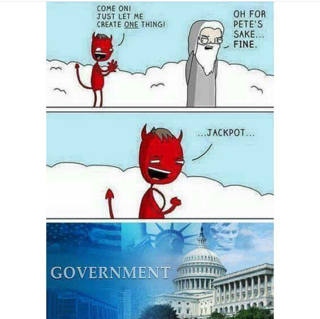 Fuck da government - meme