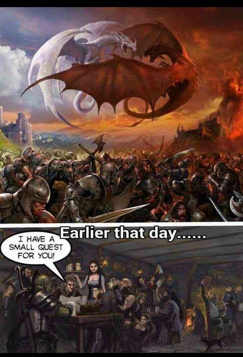 Dungeons and Dragons like - meme