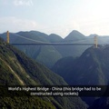 World's Highest Bridge - China