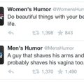 Difference between men and women