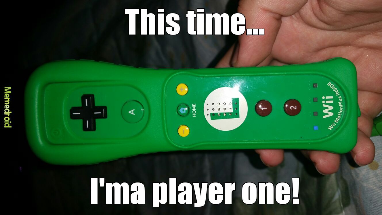 Luigi gets first player! - meme