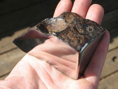 meteorito polido - meme
