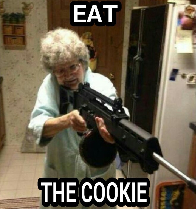 All grandma's in a nutshell - meme