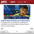 Fail - ESPN Nota de Suarez y ponen foto de Neymar