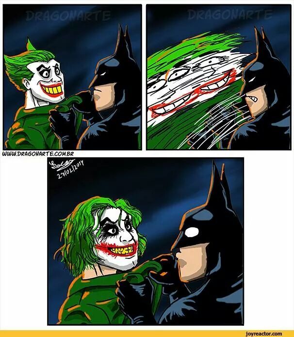 Batman y joker - Meme subido por djvandyk :) Memedroid