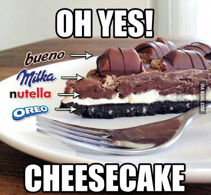Eso si es un cheesecake!!! - meme