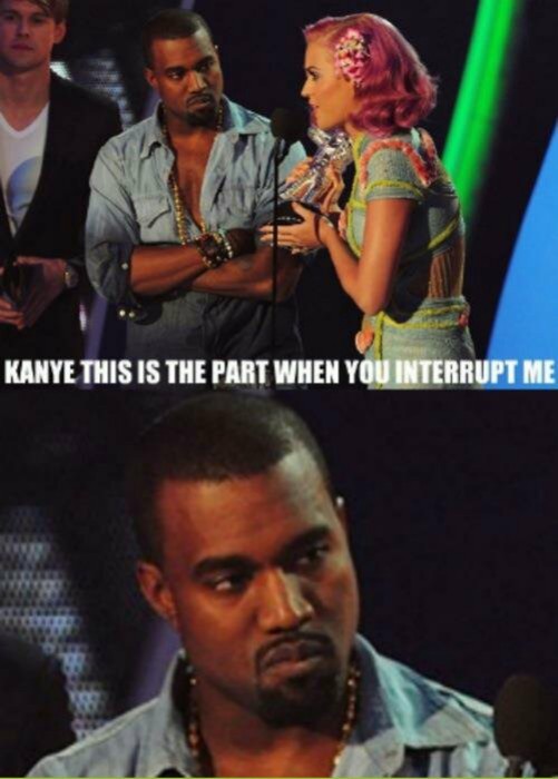 Kanye listens to no one! - meme