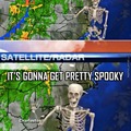 There's a spoop front coming in from the north.