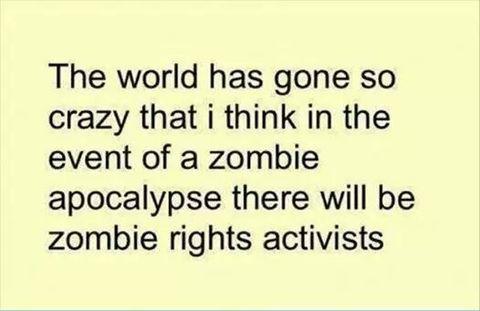 Zombies have feelings too! - meme