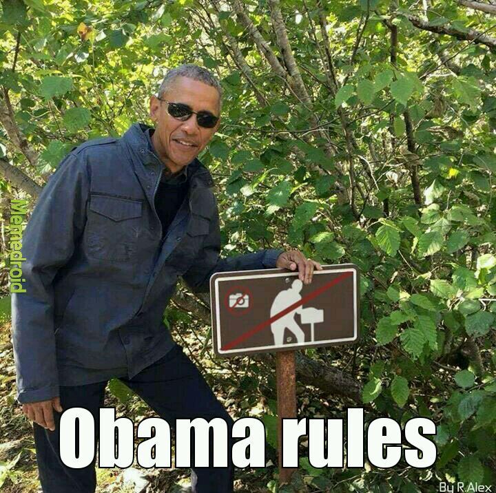Obama rules - meme