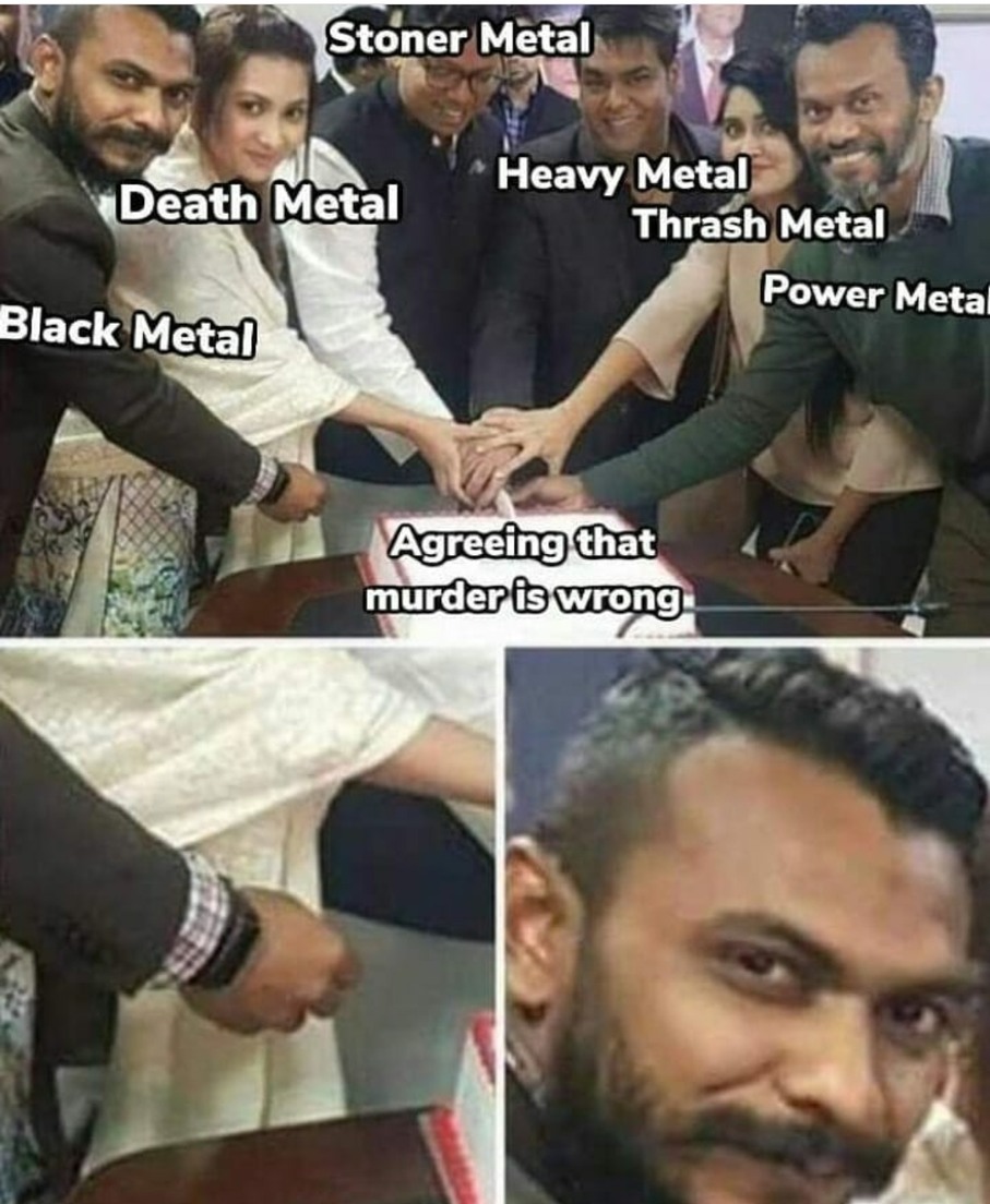 Black metal kills - meme