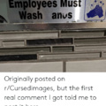 employees must wash anus