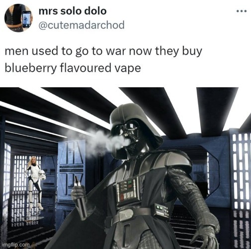 Men used to go to war meme