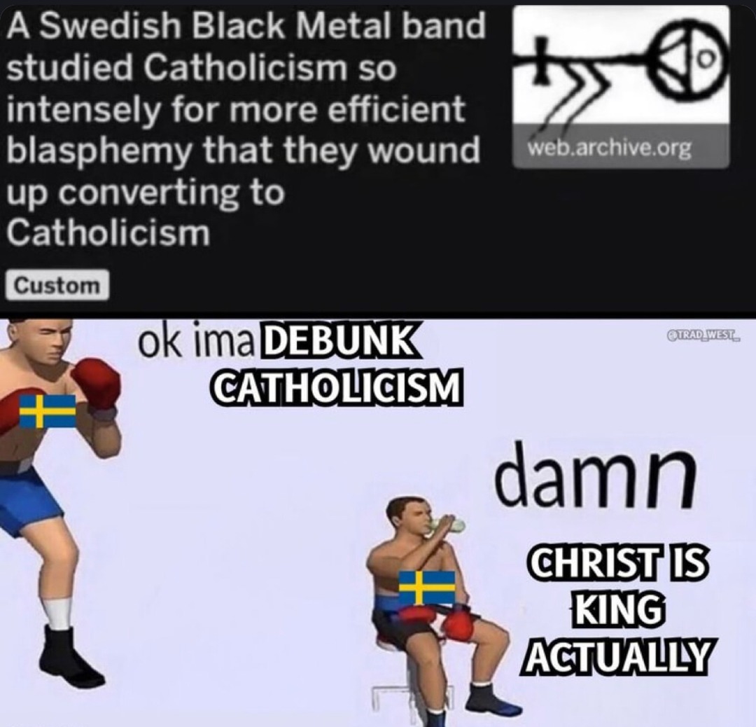 When blasphemy study turns into a baptism - meme
