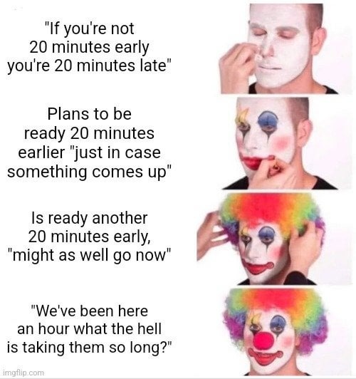 new clown make up meme