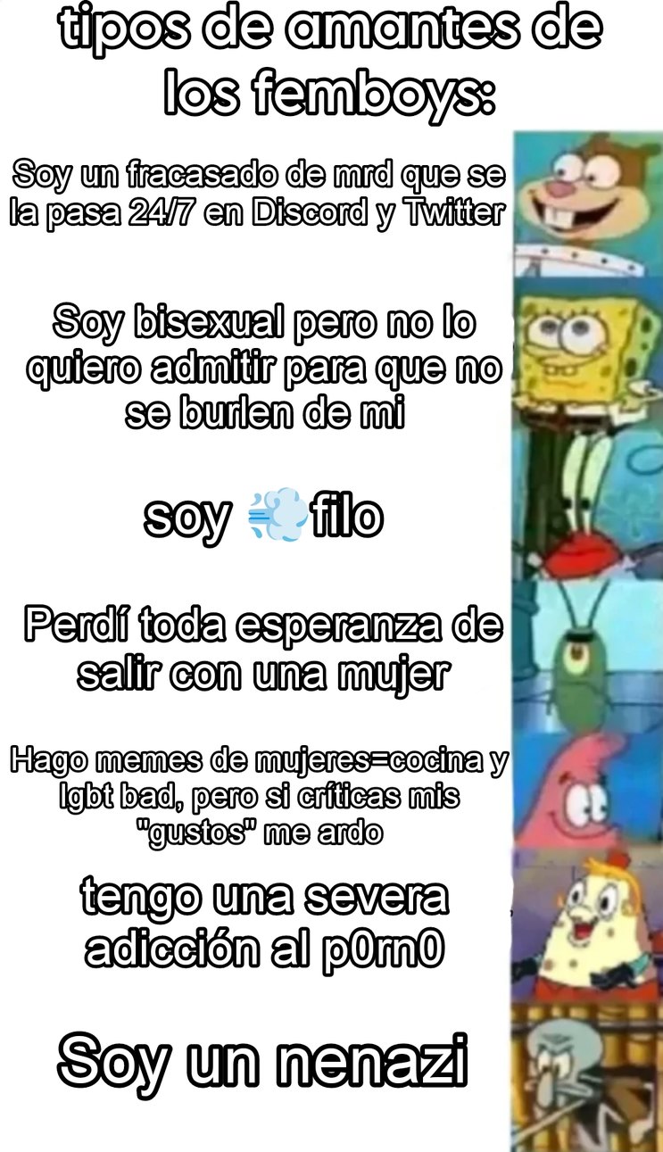 Femboys qliaos y sus amantes, ojalá se extingan :betterthan: - meme