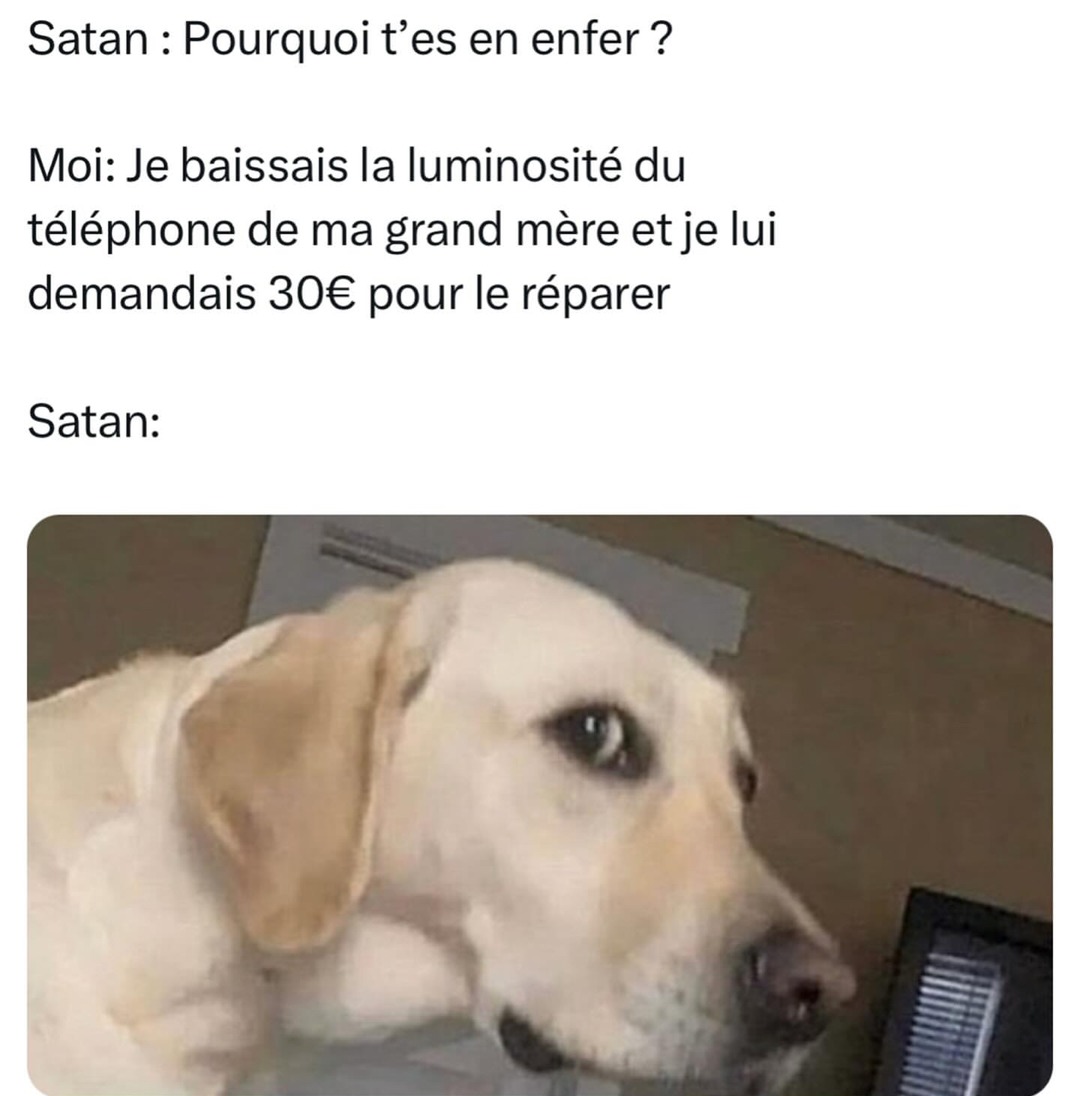 Ca marche aussi avec la template du diable qui dit « Im a huge fan » - meme