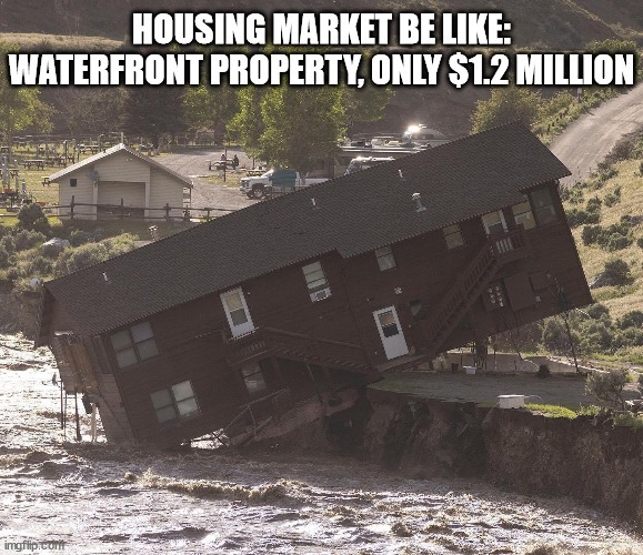 Waterfront property - meme