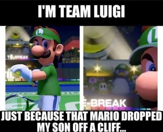 Team Luigi - meme