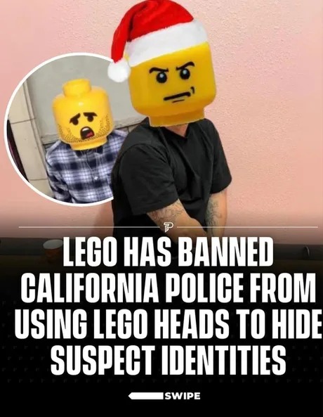 LEGO has banned California Police - meme