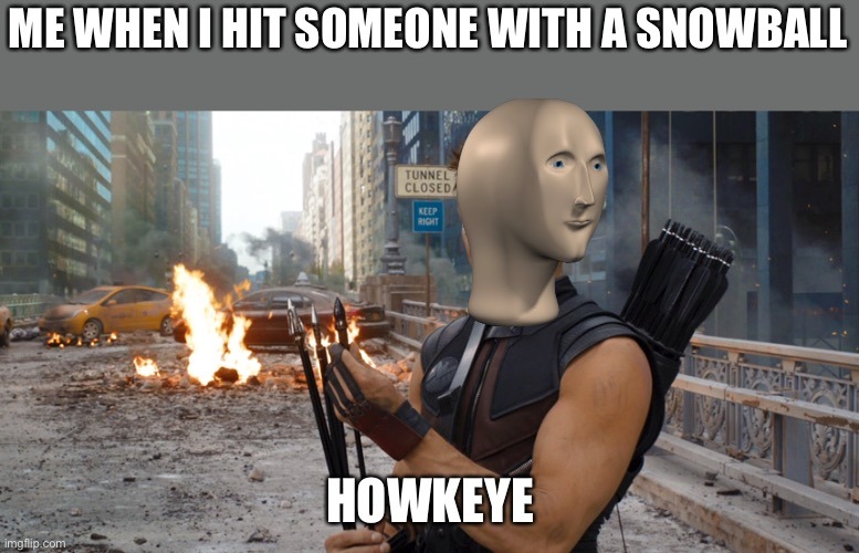 Snowball sniper - meme