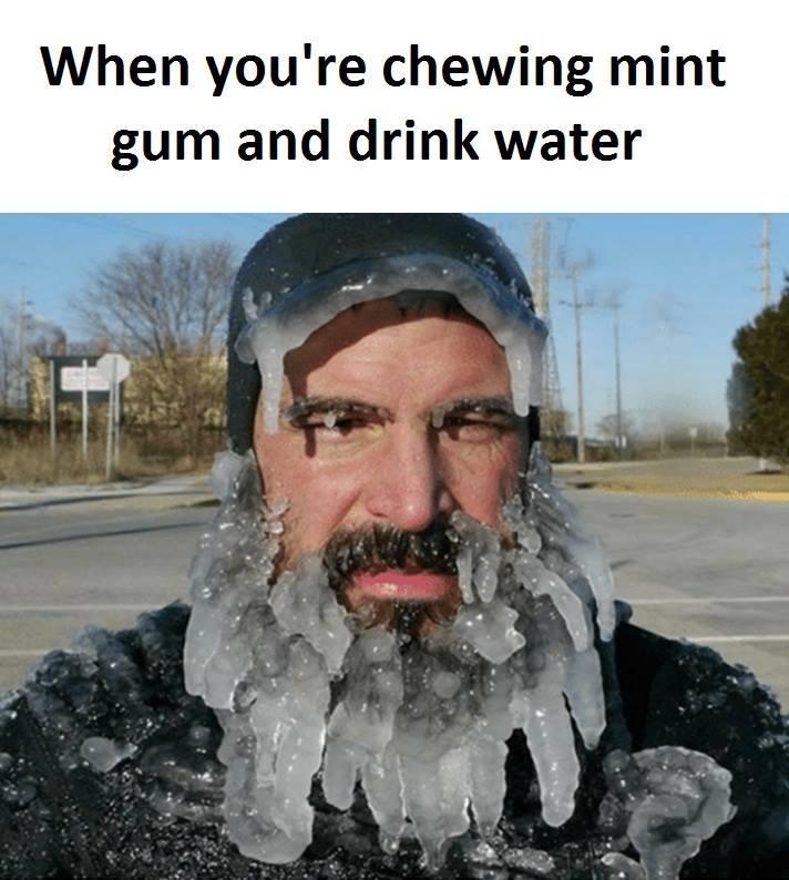 brain freeze - meme