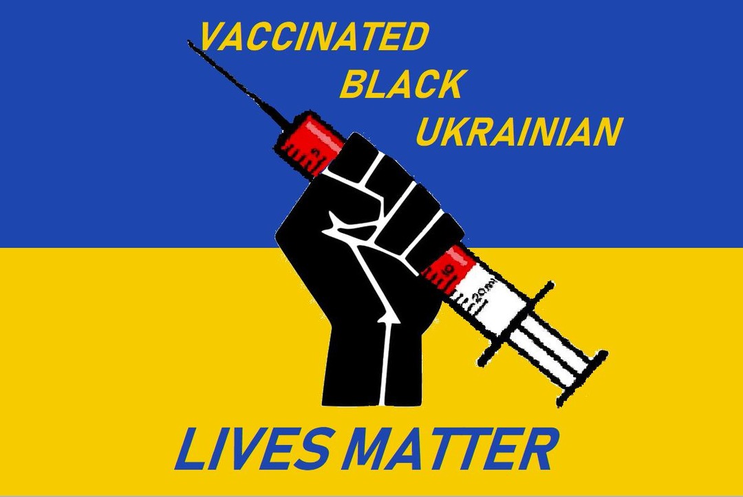 Black *queer* vaccinated Eukranian lives matter bigots! - meme