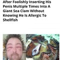 Wrong clam, dude