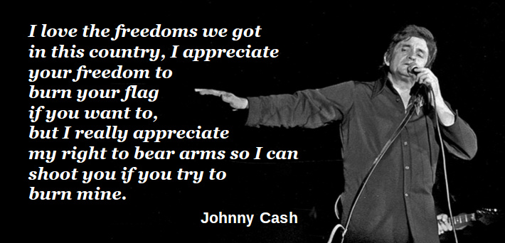 Johnny Cash Freedom - meme