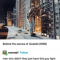Behind the scenes of Godzilla