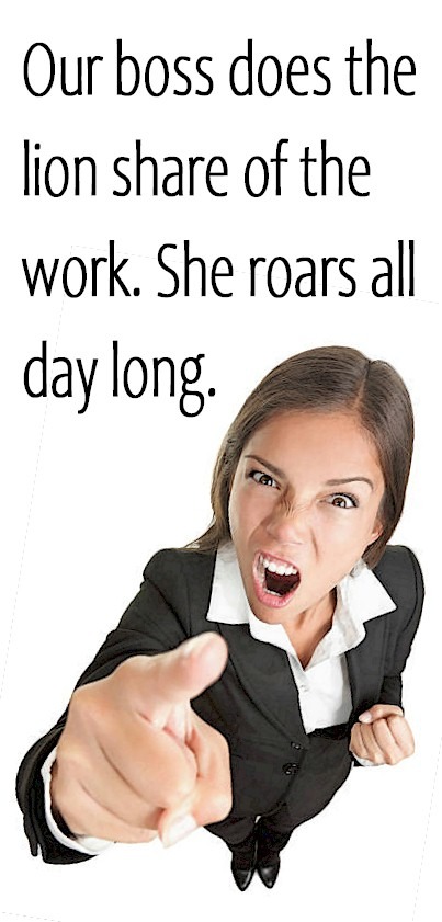 Lion share of work - meme