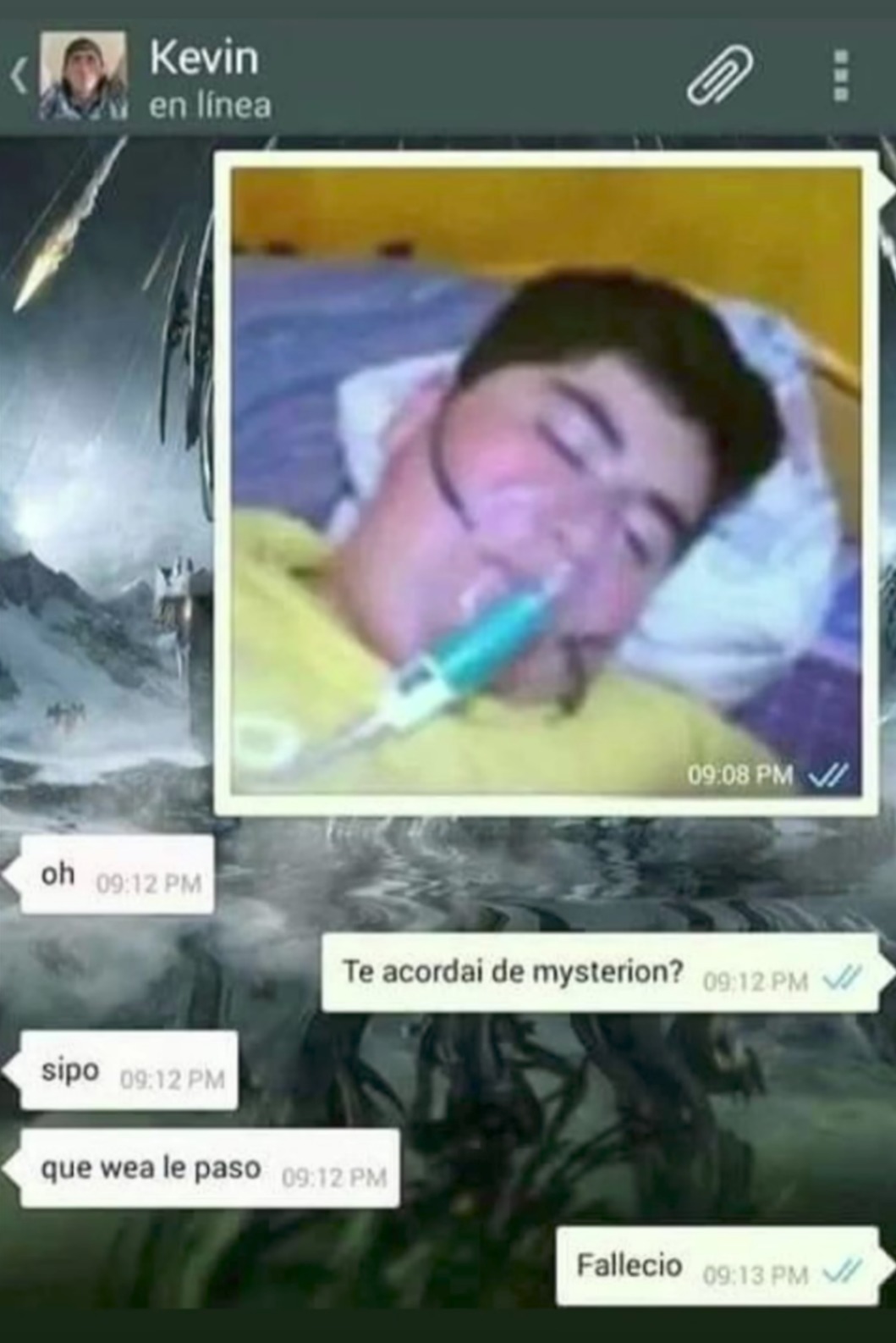 En paz descanse Mysterion el mejor Memedroider que ha existido