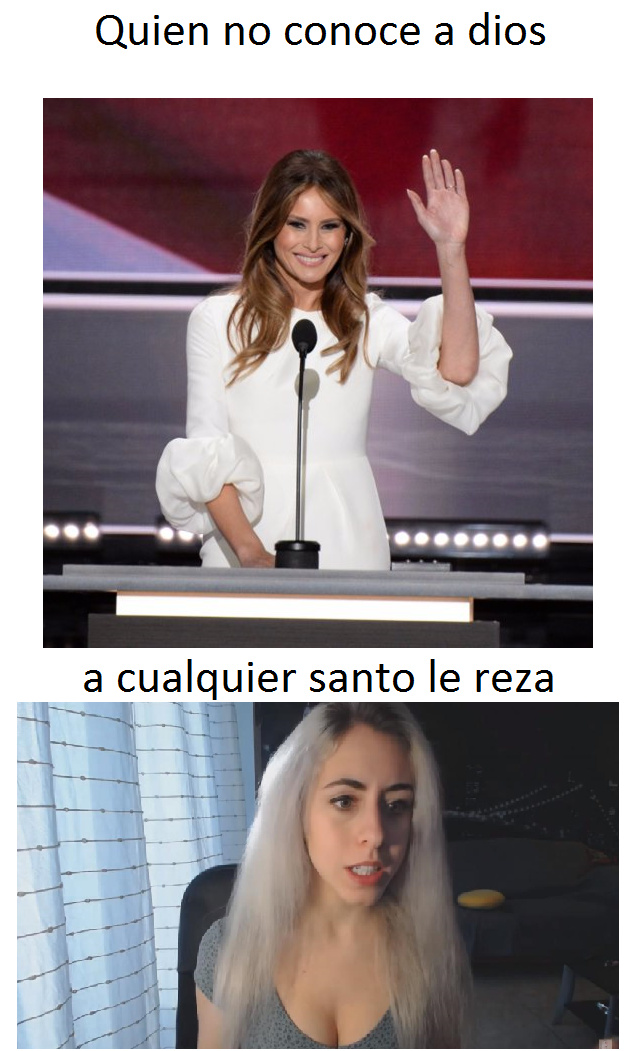 No hay mayor cazaparners que Melania Trump - meme