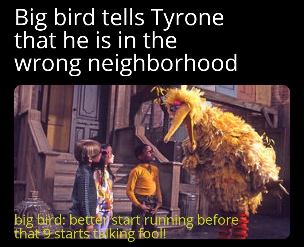 Bigbird - meme