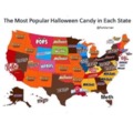 The most popular Halloween candy in each state
