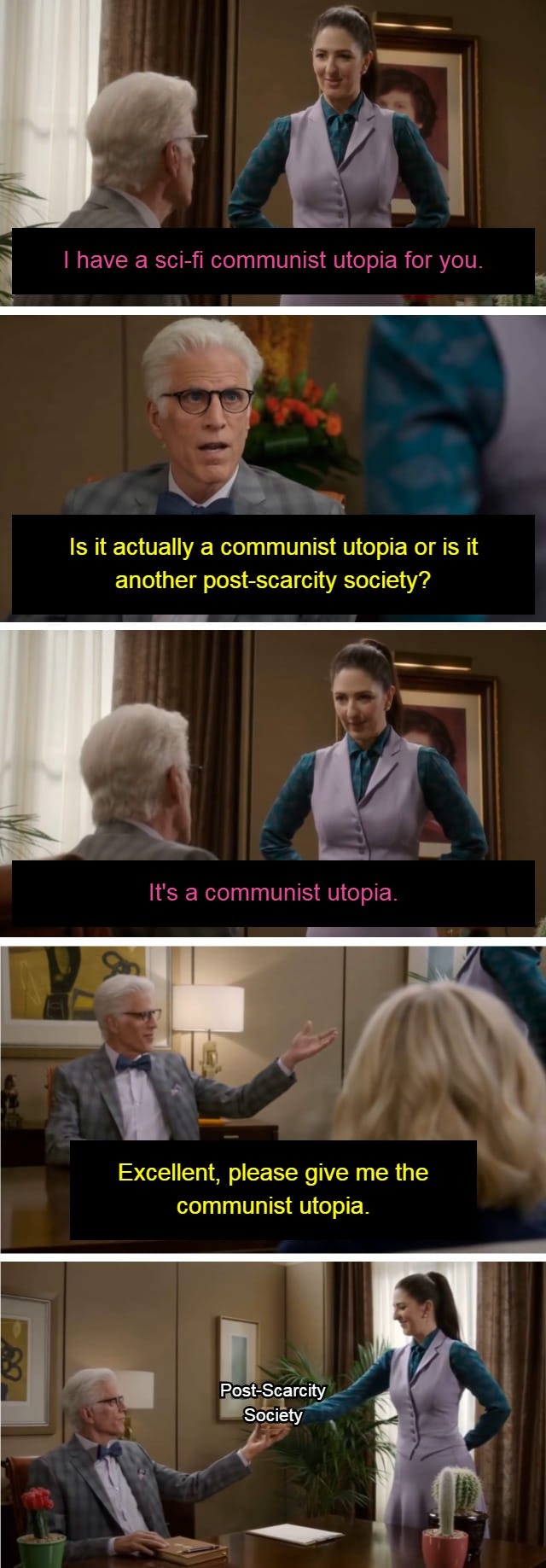 Sci-fi utopia? No bro, it’s communist and it slaps - meme