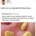 Ungrateful kids