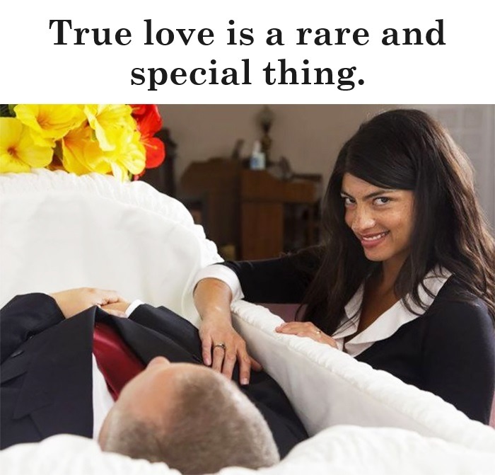 Does avarice qualify as true love? - meme