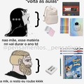 As vezes nem caderno eu tinha