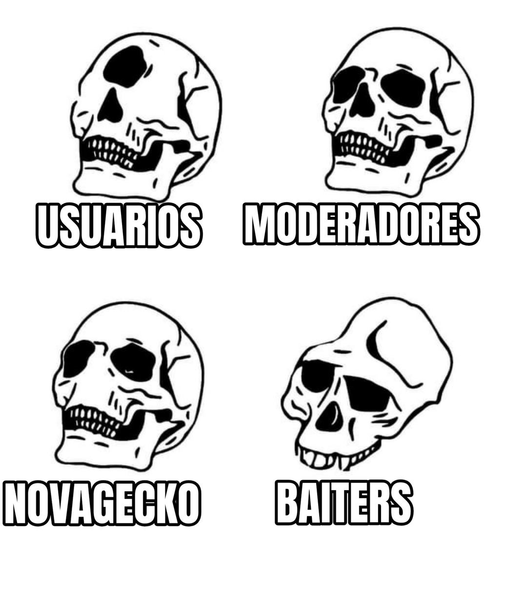 Literal putos baiters de mierda - meme