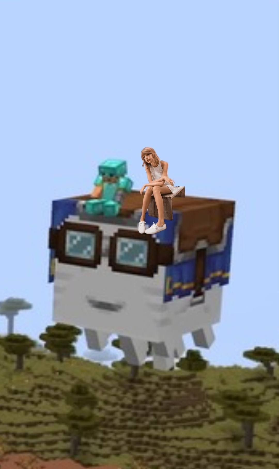Ahora Taylor Swift ya tiene con qué contaminar ahora el Minecraft :v - meme