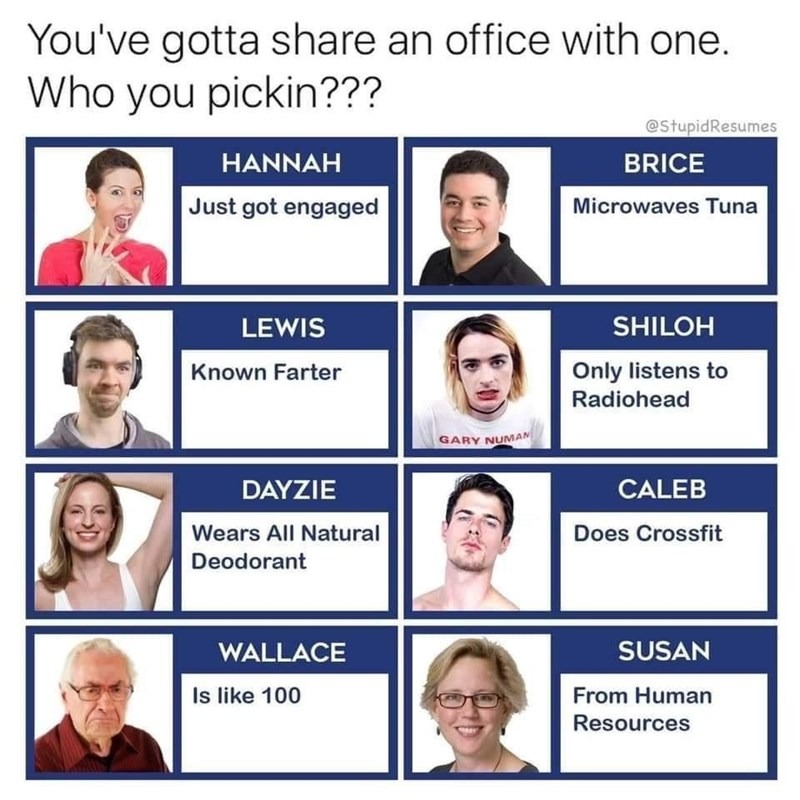 I would pick Bryce. Looks like a nice guy - meme