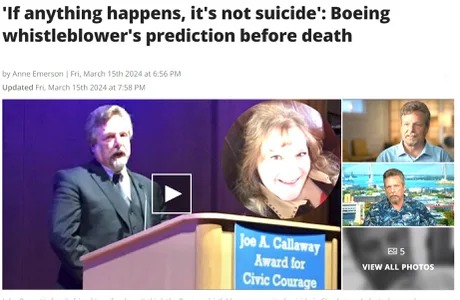 Boeing whistleblower: It's not suicide - meme