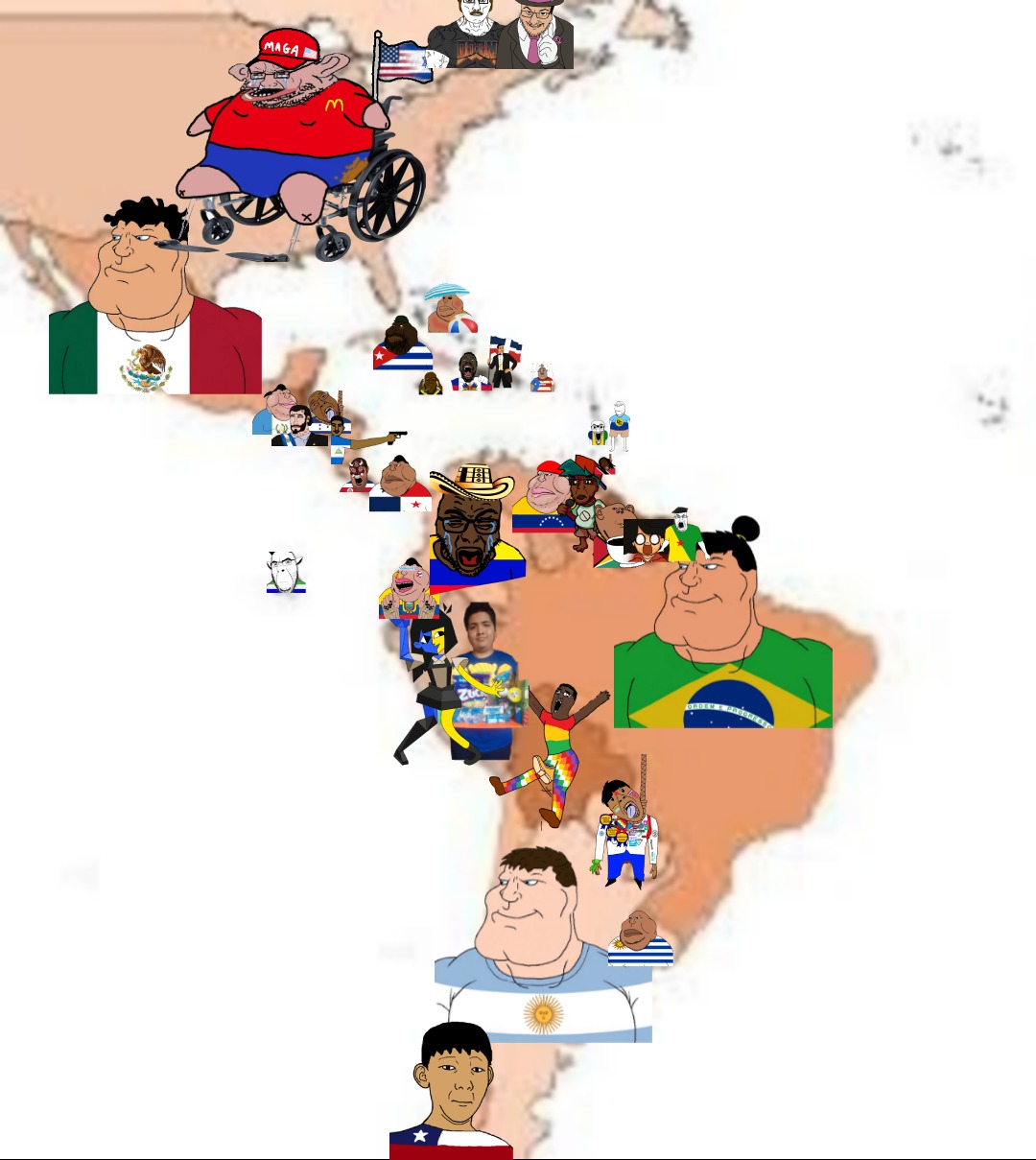 LATINOAMERICA PERO CON BASEDJAKS - meme