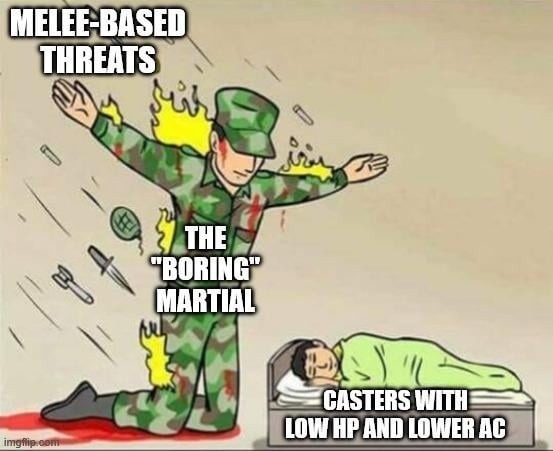 Caster superiority complex - meme