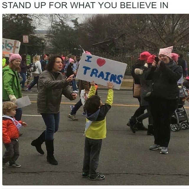 Stand up for what you believe in - meme