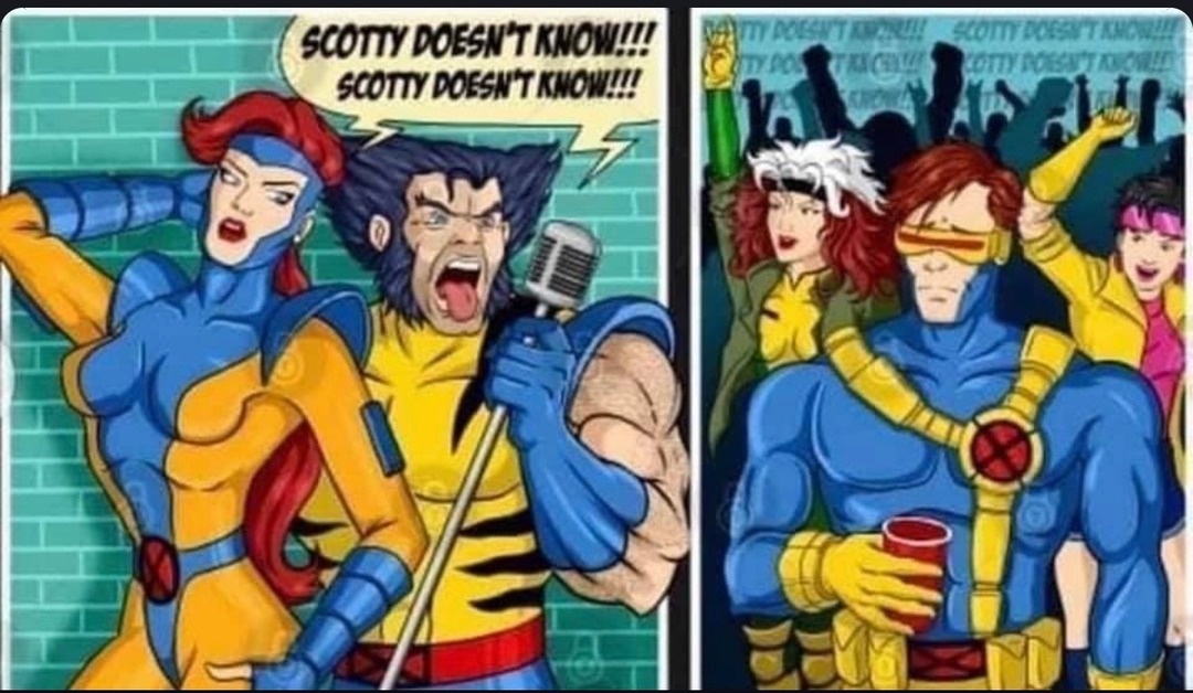 Scotty totally knew - meme